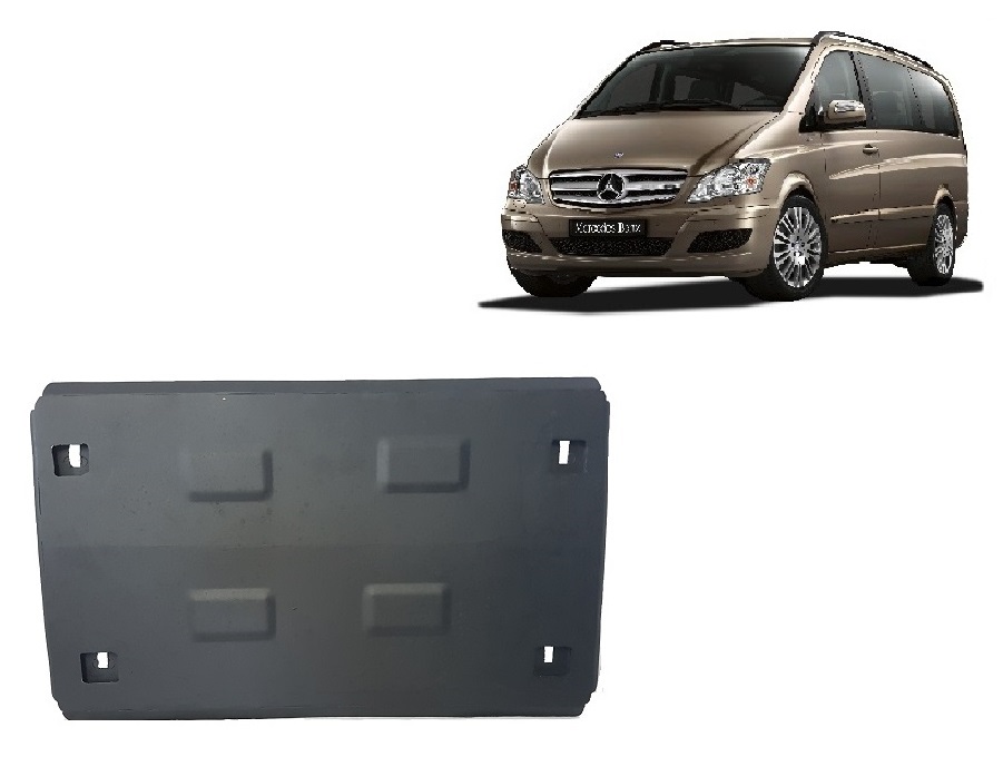 Ocelový kryt olejové vany pro Mercedes Viano W639 - 2.2 D 4x2, 4x4 2003 - 2014, 2.2 D 4x2, 4x4