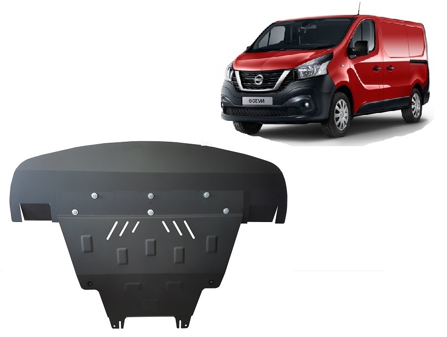 Ocelový kryt olejové vany pro Nissan NV300 2014 - 2021, všechny motory