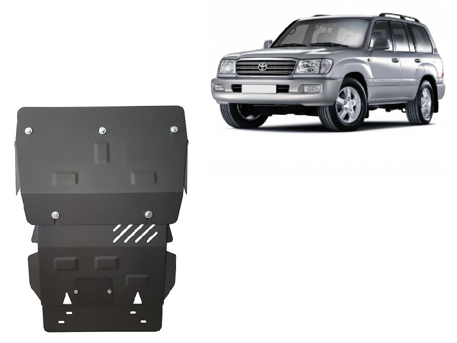 Ocelový kryt olejové vany pro Toyota Land Cruiser J100 1998 - 2008, všechny motory