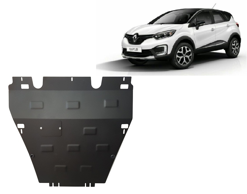 Ocelový kryt olejové vany pro Renault Captur 2013 - 2019, všechny motory
