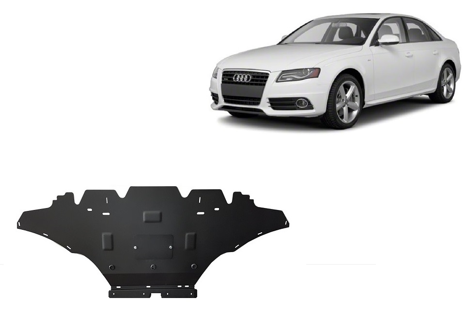 Ocelový kryt olejové vany pro Audi A4 B8 All Road, diesel 2008 - 2014, 2.0TFSI,2.0Tdi, quatro, 2.7TDI