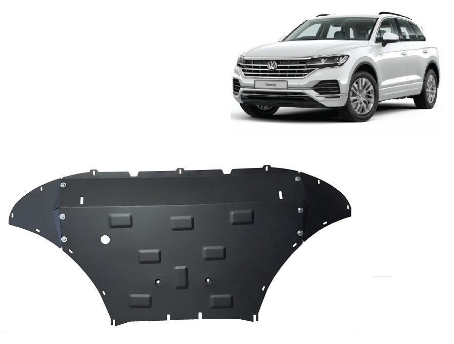 Ocelový kryt olejové vany pro Volkswagen Touareg 2018 - 2026, všechny motory