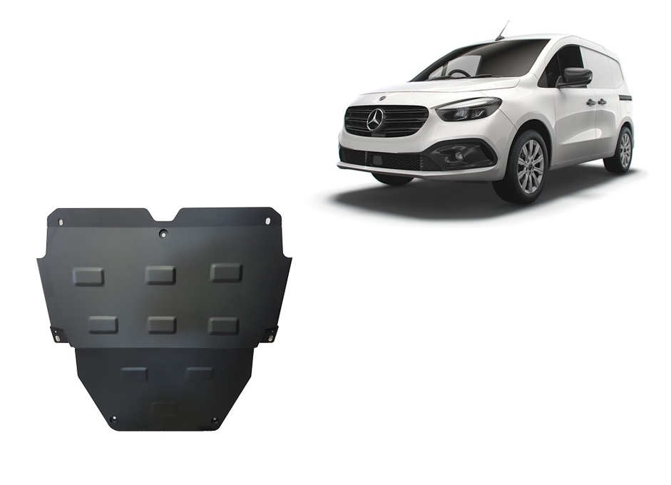 Ocelový kryt olejové vany pro Mercedes Citan W420 2021 - 2026, všechny motory