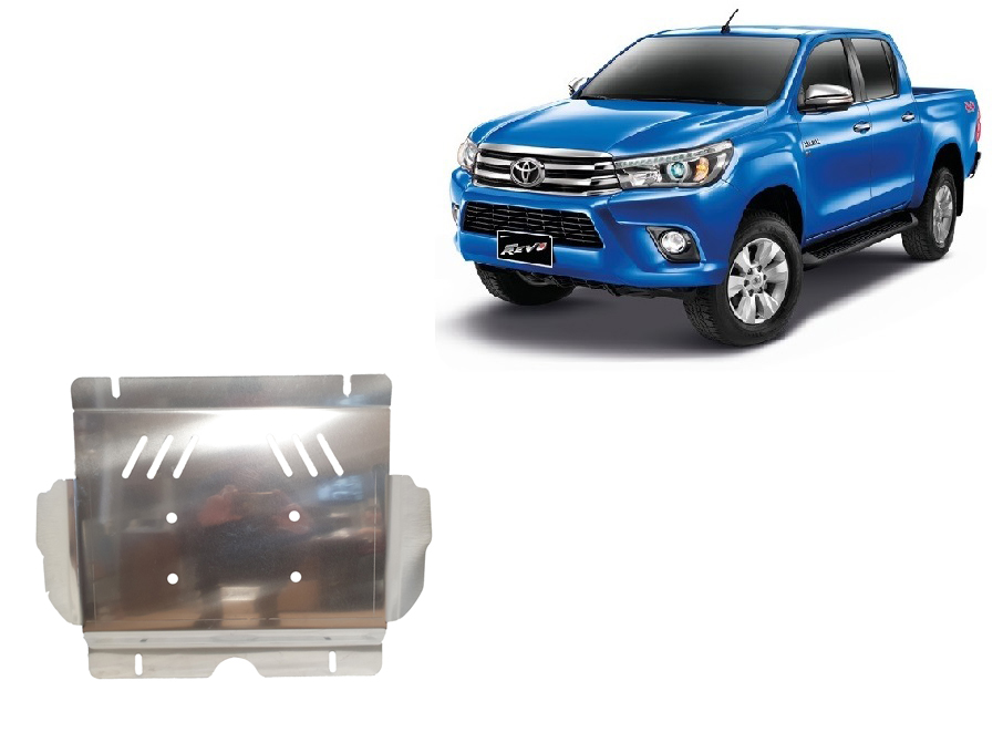 Hliníkový kryt olejové vany pro Toyota Hilux Revo 2016 - 2026, všechny motory