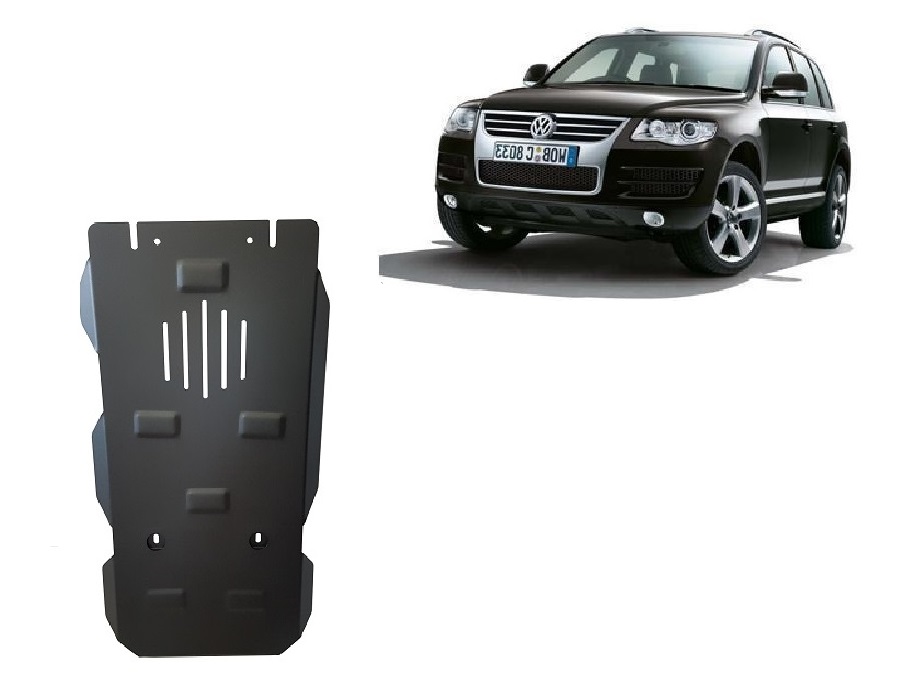 Ocelový kryt manuální a automatické převodovky pro VW Touareg 7L 2003 - 2006, všechny motory