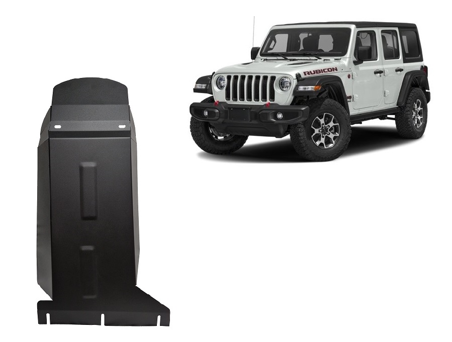 Ocelový kryt olejové vany pro Jeep Wrangler - JL 2017 - 2026, všechny motory