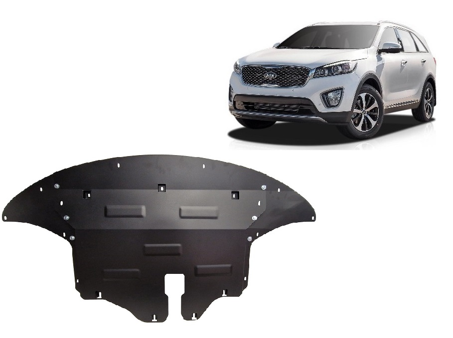Ocelový kryt olejové vany pro Kia Sorento UM 2012 - 2020, všechny motory