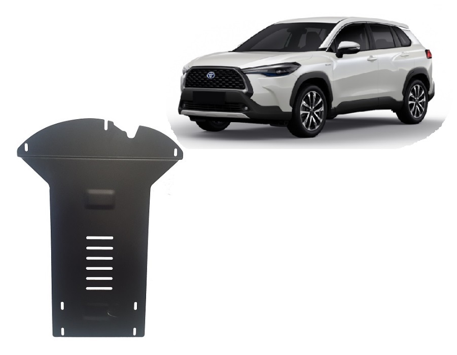 Ocelový kryt katalyzátoru/zámek katalyzátoru pro Toyota Corolla Cross 2022 - 2026, všechny motory