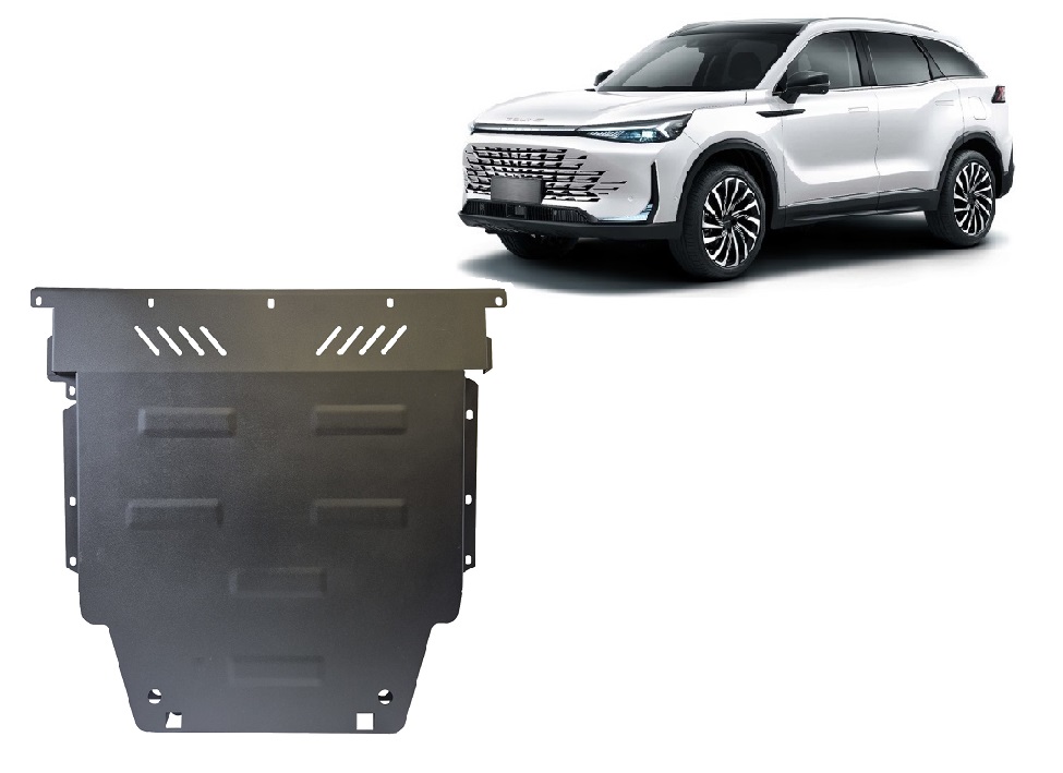 Ocelový kryt olejové vany pro Baic Beijing X75 2023 - 2026, všechny motory