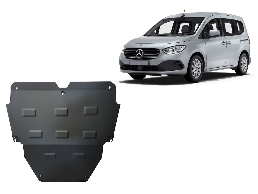 Ocelový kryt olejové vany pro Mercedes EQT 2023 - 2026, všechny motory