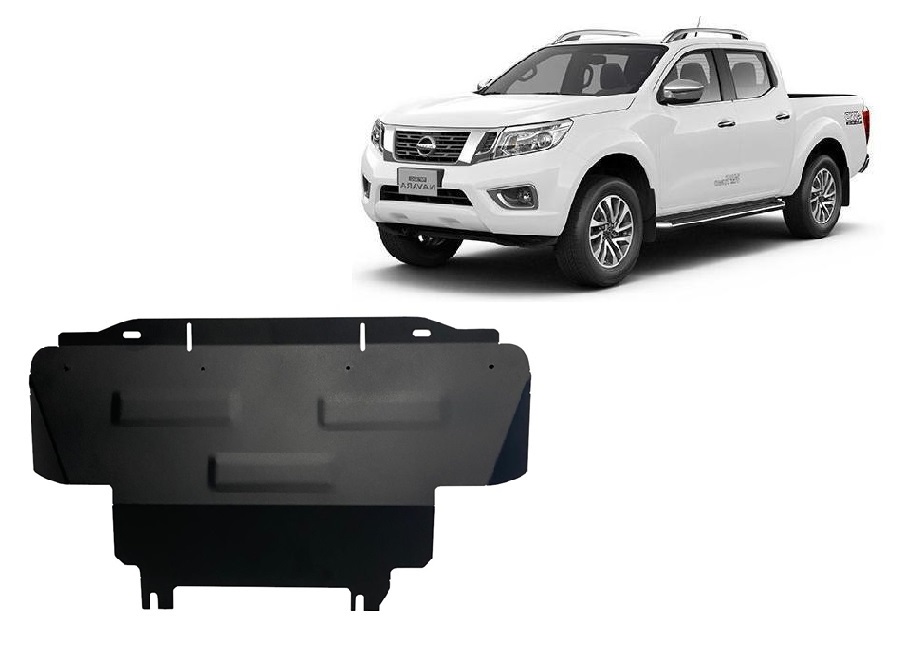 Ocelový kryt chladiče pro Nissan Navara NP300 - D23 2015 - 2021, všechny motory