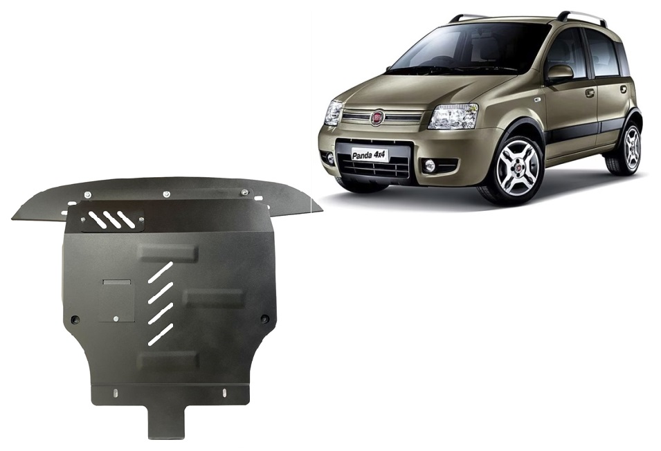Ocelový kryt olejové vany pro Fiat Panda 4x4 2003 - 2012, všechny motory
