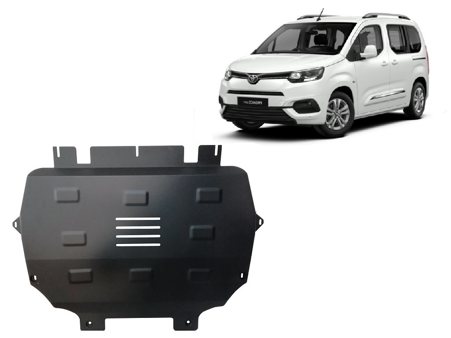 Ocelový kryt olejové vany pro Toyota Proace City Verso 2019 - 2026, 1.2 petrol, 1.5 diesel