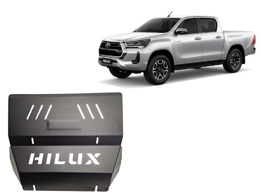 Ocelový kryt chladiče pro Toyota Hilux Invincible 2021 - 2026, všechny motory