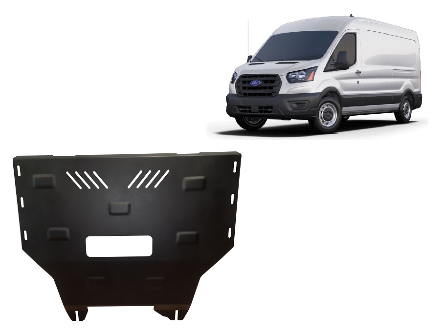 Ocelový kryt olejové vany pro Ford Transit - 4x4 2013 - 2023, všechny motory