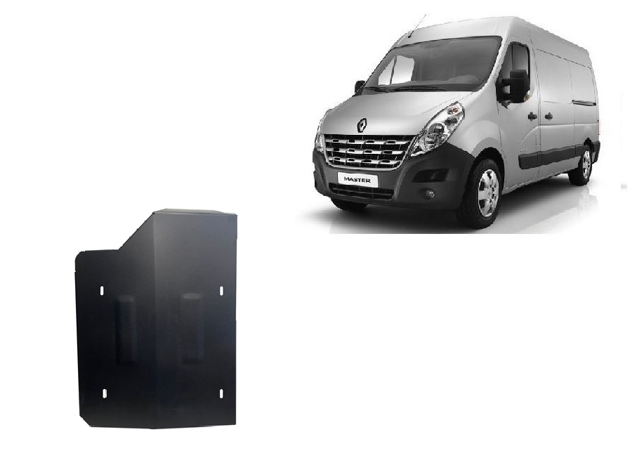 Ocelový kryt nádrže AdBlue pro Renault Master 3 - Model 1 2016 - 2024, všechny motory