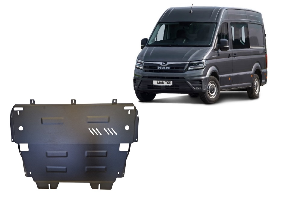 Ocelový kryt olejové vany pro Man Tge 2017 - 2026, všechny motory