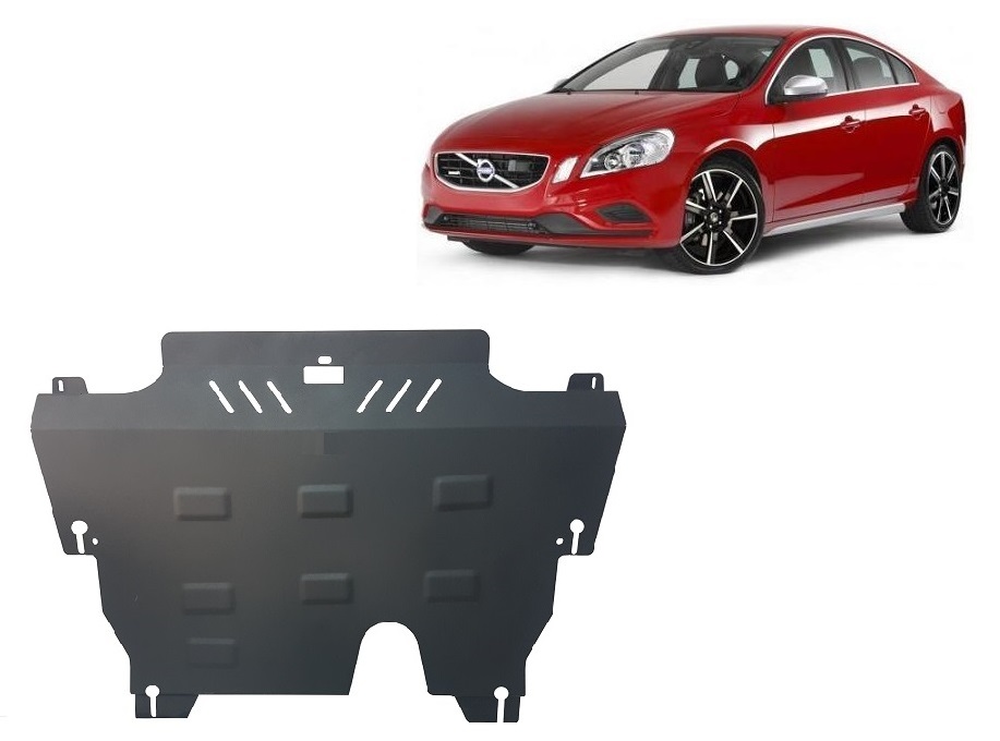 Ocelový kryt olejové vany pro ochranu motoru a převodovky pro Volvo S60 2010 - 2018, všechny motory