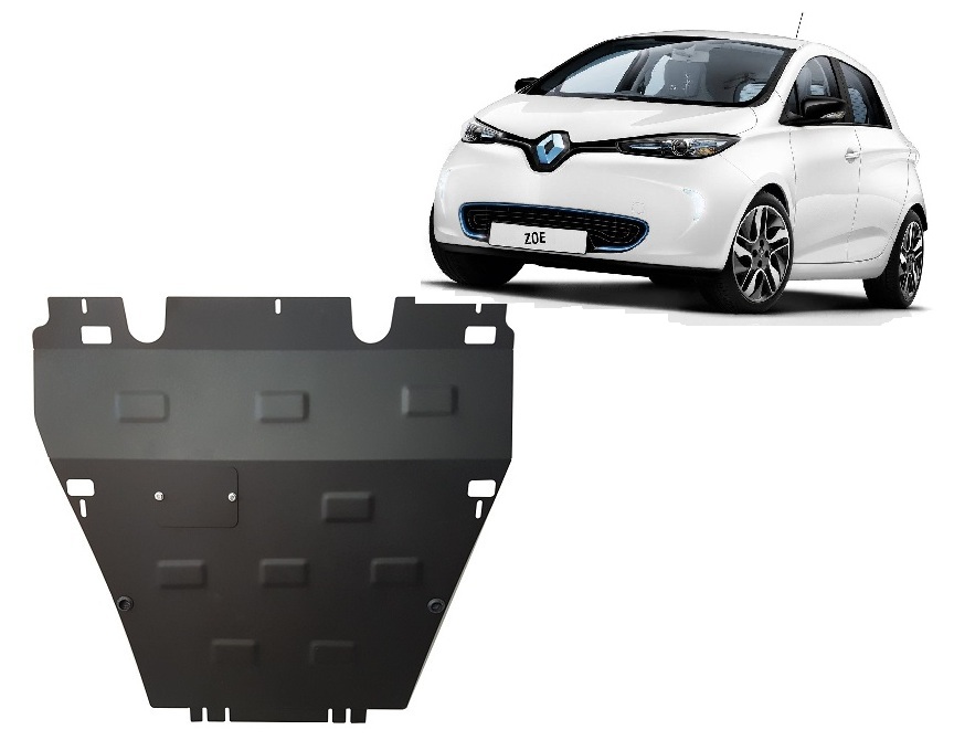 Ocelový kryt olejové vany pro Renault Zoe 2017 - 2020, všechny motory