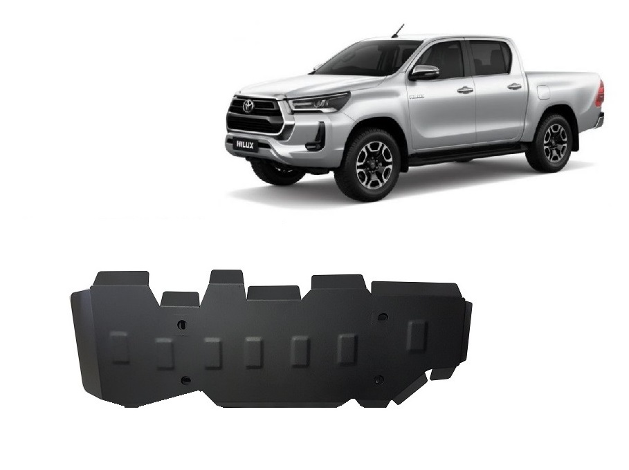 Ocelový kryt palivové nádrže pro Toyota Hilux Invincible 2021 - 2026, všechny motory