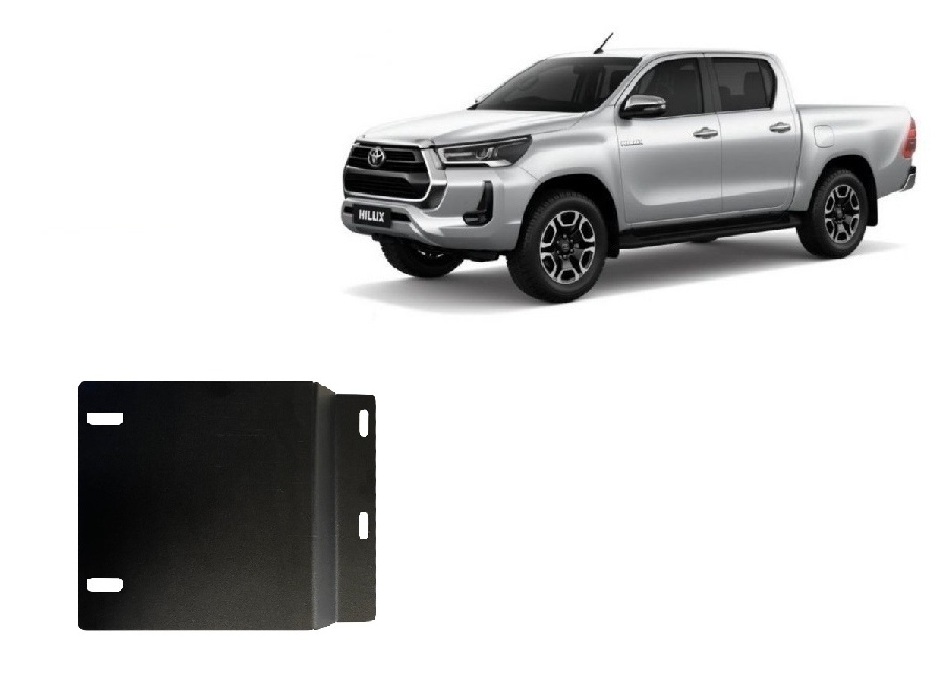 Ocelový kryt DPF senzoru pro Toyota Hilux 2021 - 2026, všechny motory