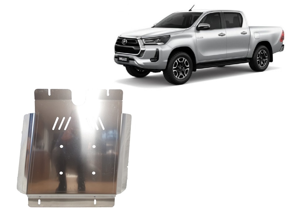 Hliníkový kryt převodovky pro Toyota Hilux Invincible 2021 - 2026, všechny motory