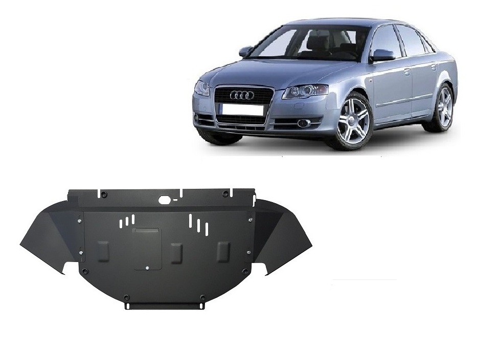 Ocelový kryt olejové vany pro Audi A4 B7 All Road 2005 - 2008, 1.6 , 1.8  ,  2.0  , 1.9 tdi ,  2.0 tdi , 3.0 tdi