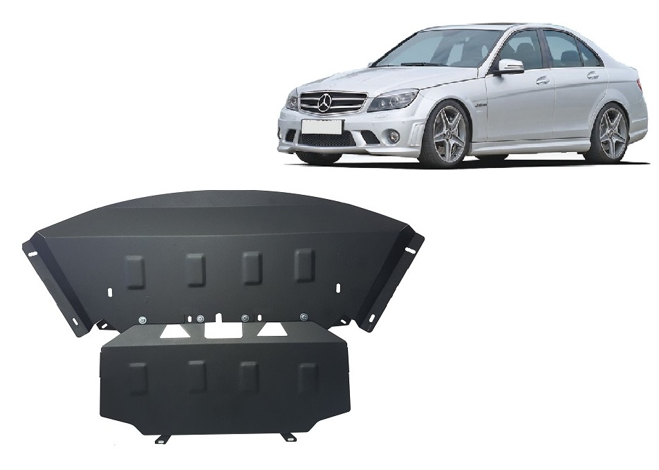 Ocelový kryt olejové vany pro Mercedes třídy C W204 2006 - 2014, všechny motory