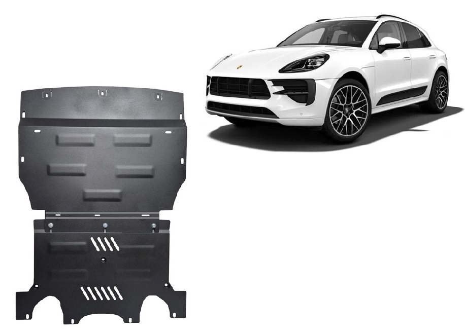 Ocelový kryt olejové vany pro Porsche Macan 2014 - 2026, všechny motory