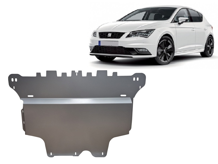 Hliníkový kryt pod olejovou nádrž pro Seat Leon Mk3 5F 2012 - 2021, všechny motory