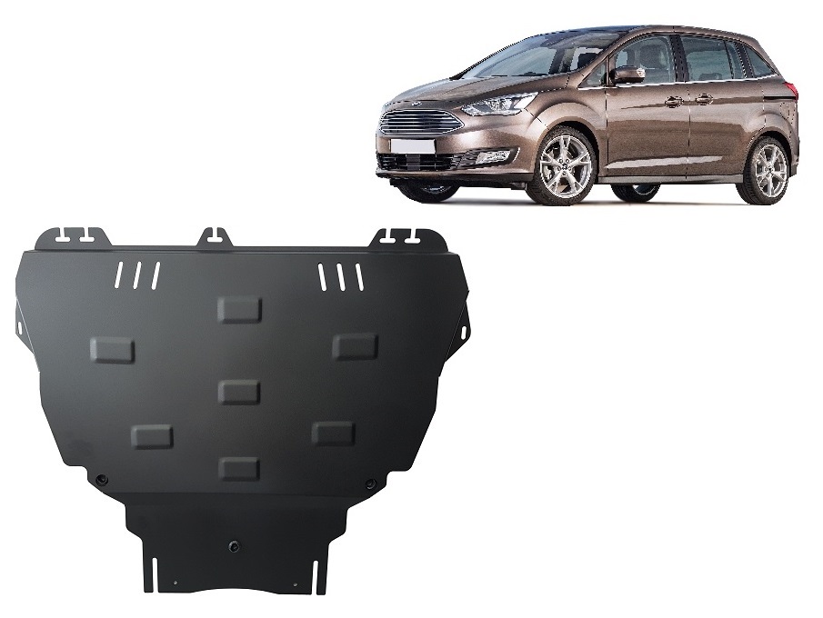 Ocelový kryt olejové vany pro Ford C-Max 2010 - 2019, všechny motory