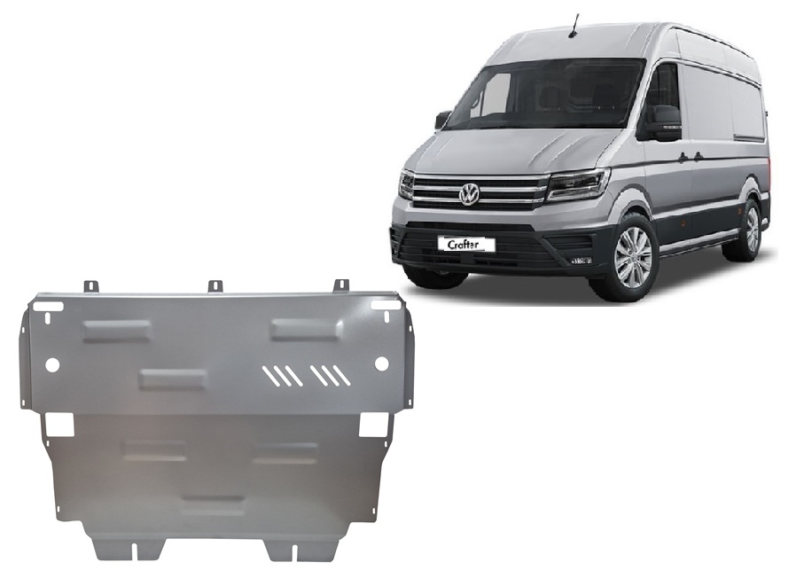 Hliníkový kryt olejové vany pro VW Crafter 2017 - 2026, všechny motory