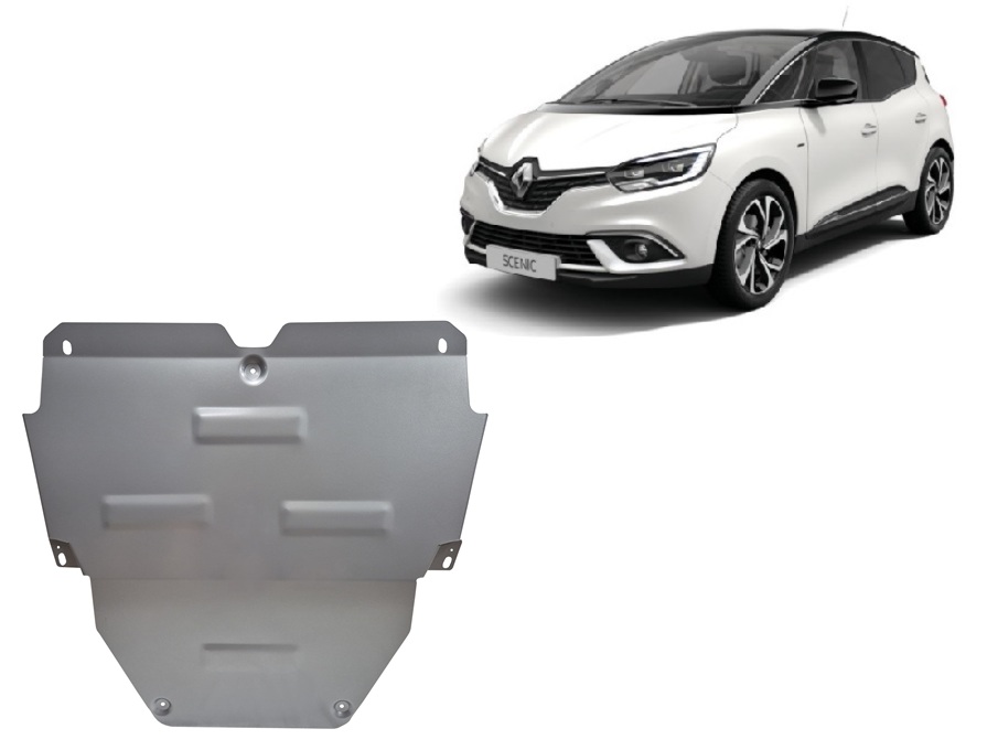 Hliníkový kryt olejové vany pro Renault Scenic IV 2016 - 2026, všechny motory