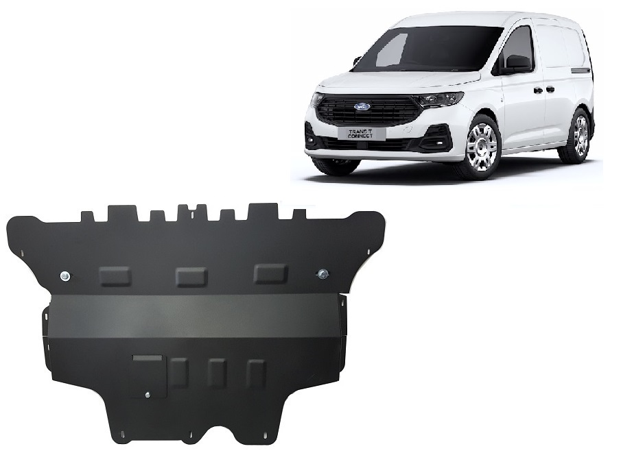 Ocelový kryt olejové vany pro Ford Transit Connect s automatickou převodovkou 2024 - 2026, všechny motory