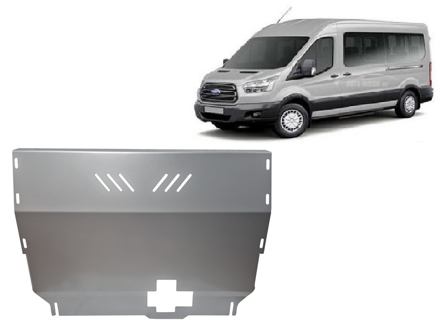 Hliníkový kryt olejové vany pro Ford Transit s pohonem předních kol 2020 - 2026, všechny motory