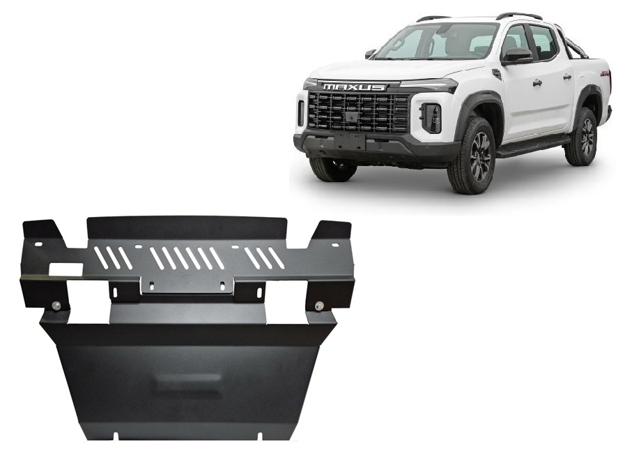 Ocelový kryt olejové vany pro ochranu motoru a chladiče pro Maxus T60 Max 2025 - 2026, všechny motory