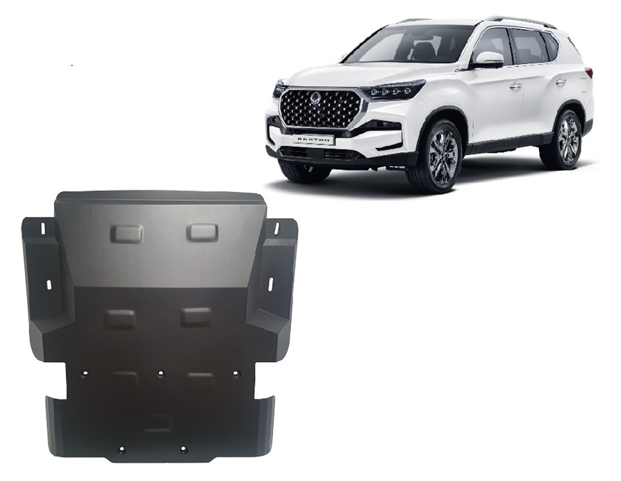 Ocelový kryt olejové vany pro SsangYong Rexton 2017 - 2026, všechny motory