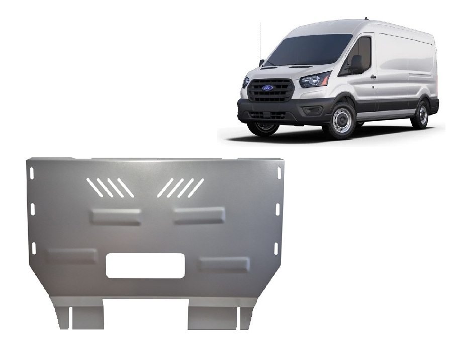 Hliníkový kryt olejové vany pro Ford Transit s pohonem zadních kol 2013 - 2026, všechny motory