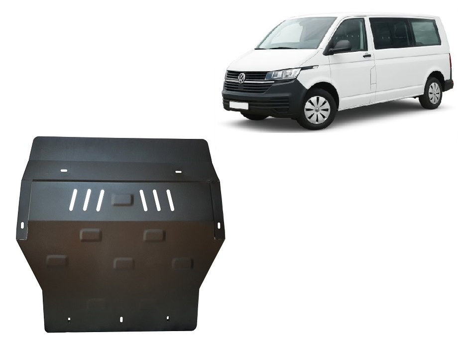 Ocelový kryt olejové vany pro Volkswagen Transporter T6.1 Caravelle 2019 - 2022, všechny motory