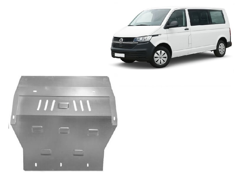 Hliníkový kryt pod olejovou nádrž pro Volkswagen Transporter T6.1 Caravelle 2019 - 2022, všechny motory