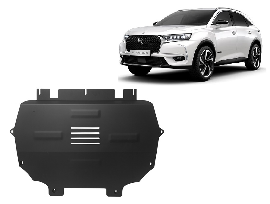 Ocelový kryt pod olejovou nádrž pro Citroen DS 7 Crossback 2017 - 2026, všechny motory