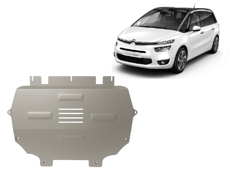 Hliníkový kryt pod olejovou nádrž pro Citroen Grand C4 Picasso 2013 - 2018, všechny motory