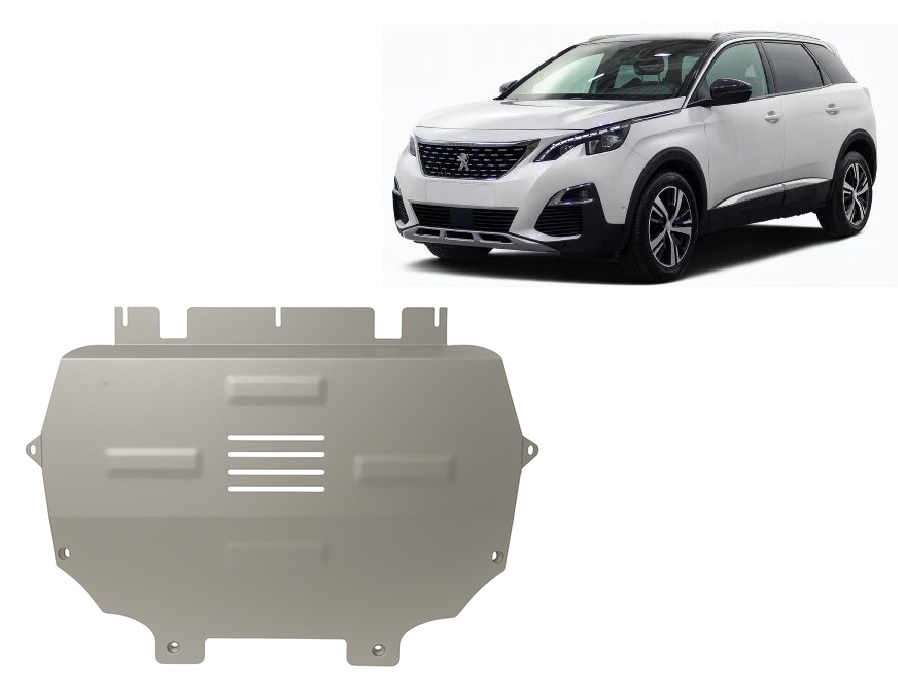 Hliníkový kryt pod olejovou nádrž pro Peugeot 5008 2017 - 2026, všechny motory