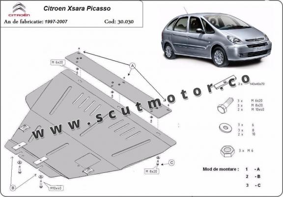 Scut motor și cutie de viteză Citroen Xsara Picasso