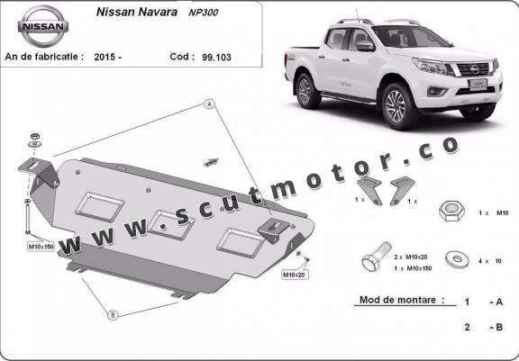 Scut radiator Nissan Navara NP300 după 2015