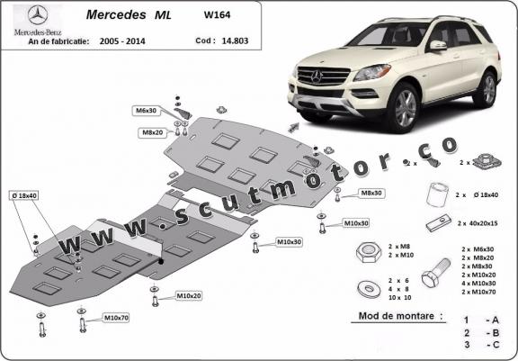 Scut Motor Mercedes ML W164