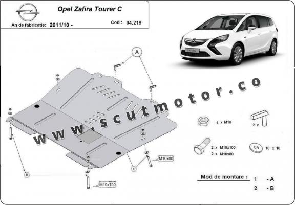 Scut motor metalic Opel Zafira C