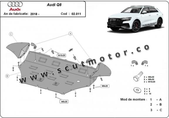 Scut motor Audi Q8
