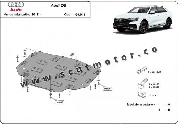 Scut cutie de viteză Audi Q8