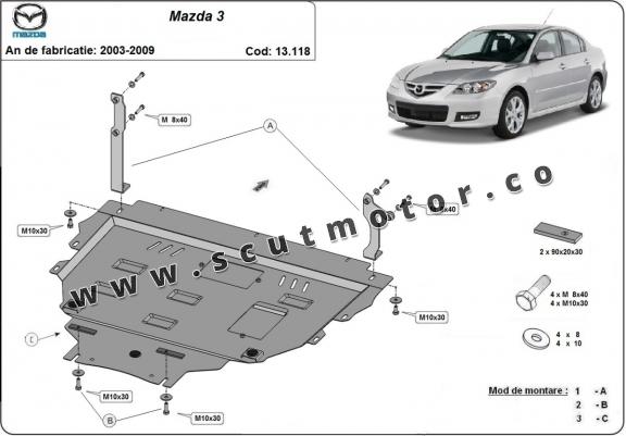 Scut motor Mazda 3